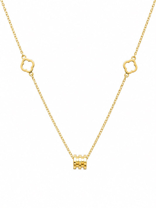 Clover Barrel Necklace