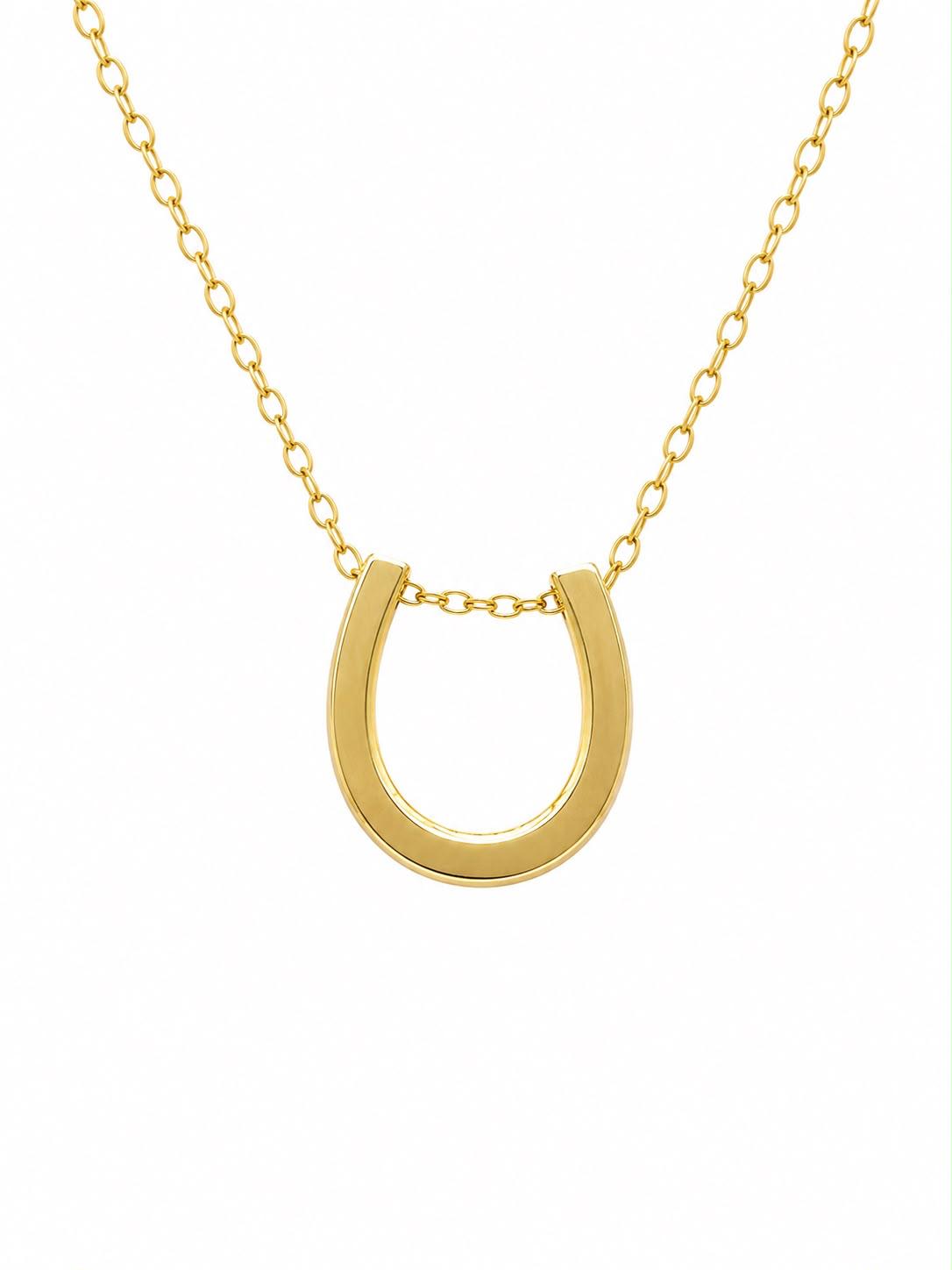 Fortuna Horseshoe Necklace