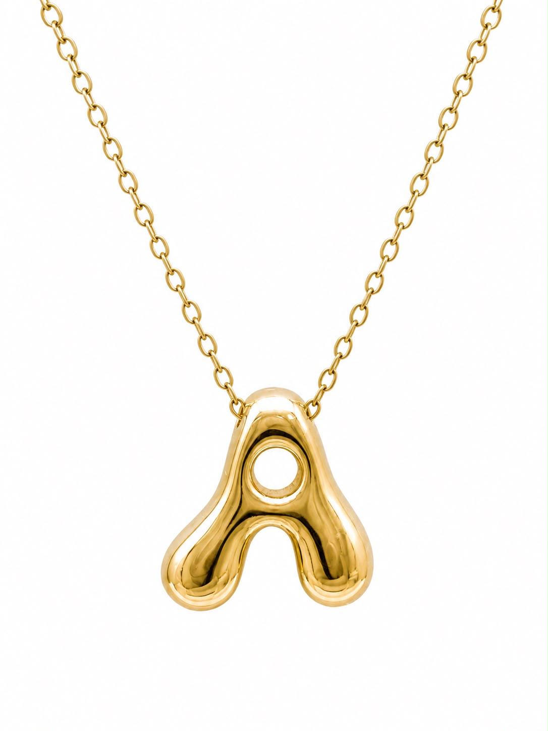 Initial A Necklace