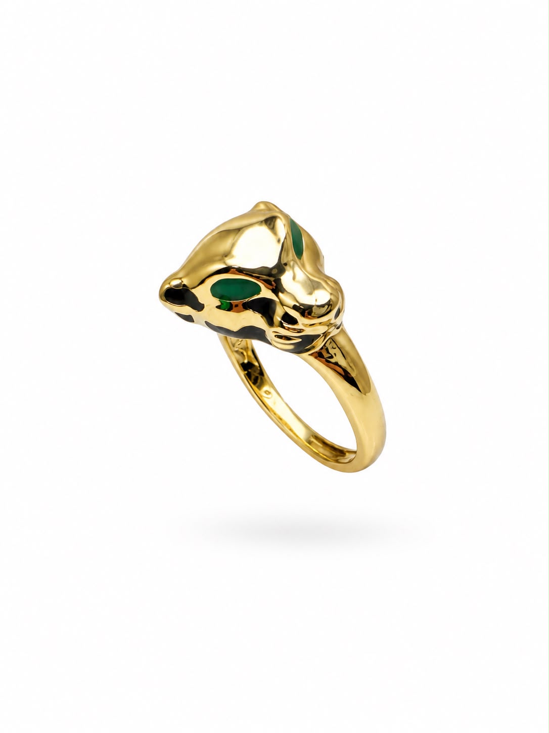 Emerald Panther Ring