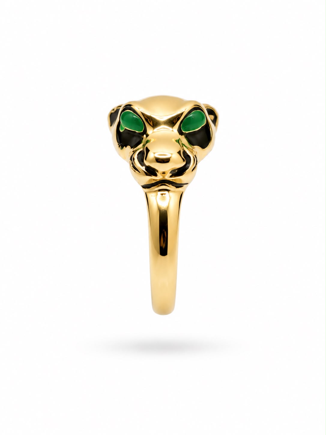 Emerald Panther Ring