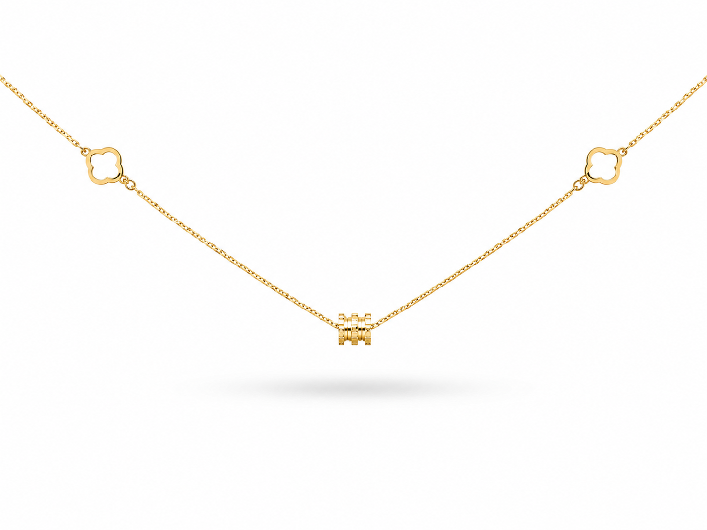 Clover Barrel Necklace