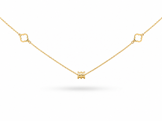 Clover Barrel Necklace