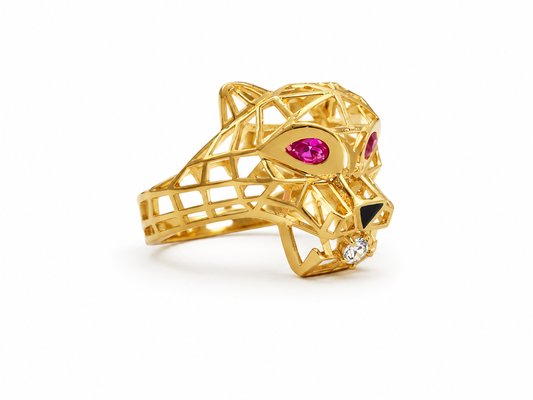 Crimson Panther Ring