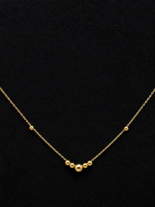 Petite Bead Station Necklace
