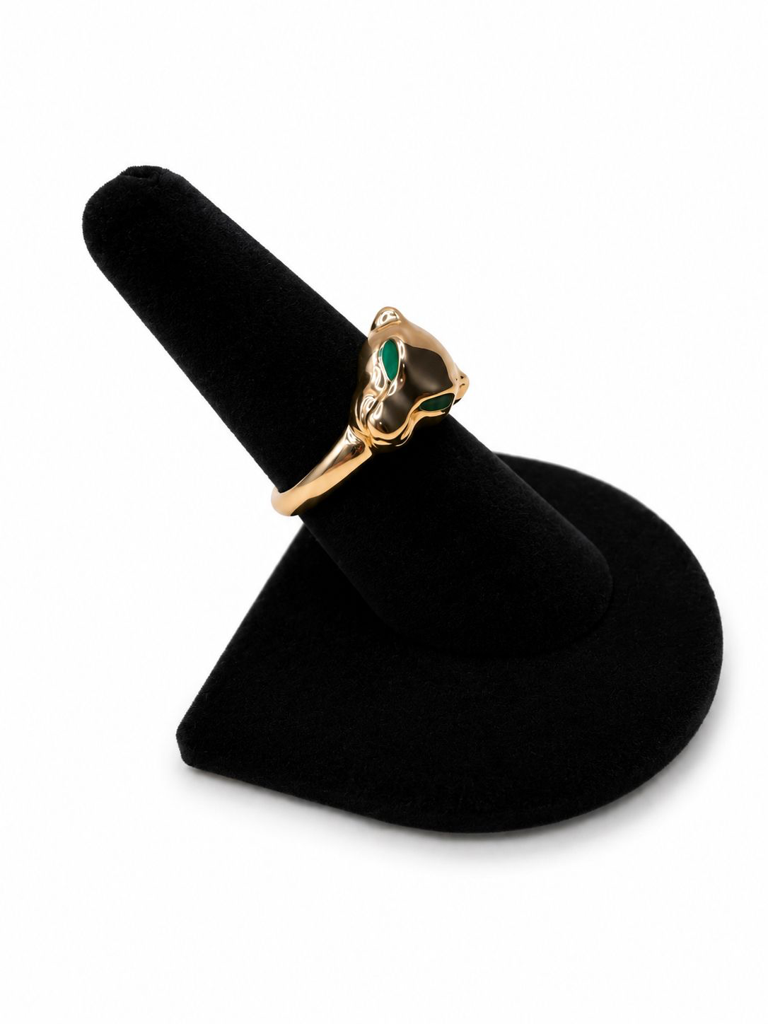 Emerald Panther Ring