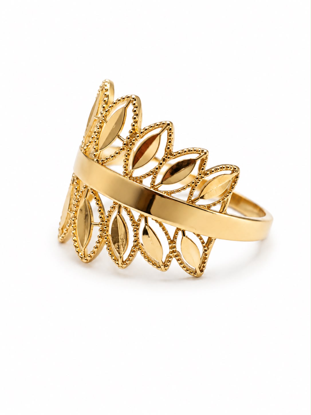 Marquiser Leaf Ring